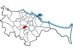 Location of Suchanino within Gdańsk