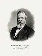 HAYES, Rutherford B-President (BEP engraved portrait)
