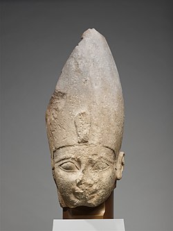 A fragmentary statue of Ahmose I, Metropolitan Museum of Art[3]