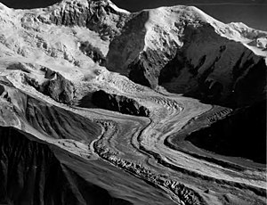 Herron-Gletscher im August 1957