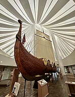Hjemkomst is a replica Viking ship that was sailed from Duluth, Minnesota to Bergen, Norway in 1982.