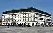 Hotel Europejski seen from the Piłsudski Square