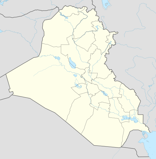 Use of chemical weapons in the War in Iraq (2013–2017) is located in Iraq