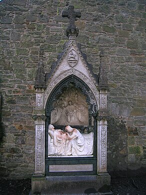 The John Spier memorial, now at Beith Auld Kirk.