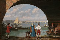 Landing at Westminster Bridge, 1818, oil on canvas, Oskar Reinhart Foundation, Winterthur