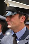 White peaked cap of other ranks in the RAF Police.