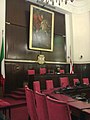 Coat of arms of Milan in the council chamber at Palazzo Marino