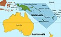 Image 2Map of Melanesia, showing its location within Oceania (from Melanesia)