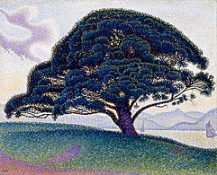 Paul Signac, The Bonaventure Pine (1893), 65.7 × 81 cm.