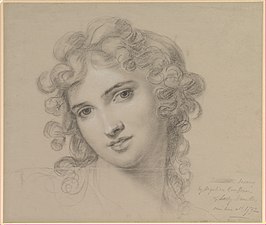 Portrait of Emma Hamilton, 1791, Angelica Kauffmann, Swiss