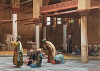 Prayers in the Mosque, 1892, private collection