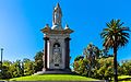 The Queen Victoria Memorial in the Queen Victoria Gardens in Melbourne