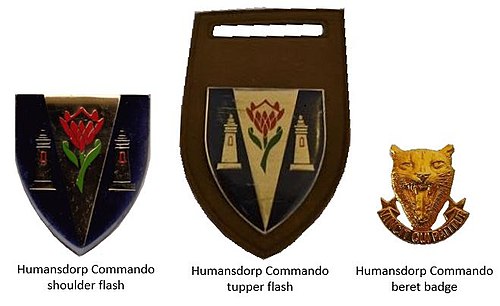 SADF era Humansdorp Commando insignia