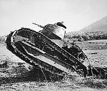 Spanish FT tank in Morocco, 1922