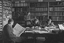 Study room of the Library of Matice Slovak 1941.jpg