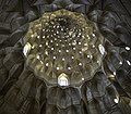 The muqarnas-filled dome seen from the inside