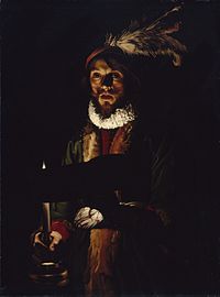 De Coster – A Man Singing by Candlelight, 1620