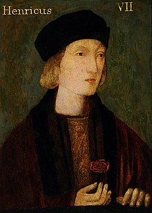 an oil portrait of a young Henry Tudor (not yet Henry VII)