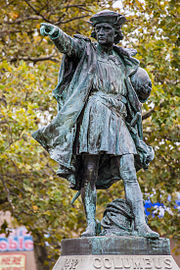 Columbus statue, Providence, Rhode Island, erected 1892, removed 2020