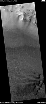 Dunes, as seen with HiRISE under the HiWish program