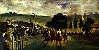 Les Courses à Longchamp, Édouard Manet, 1867