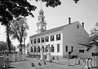 First Parish Unitarian-Universalist Church, Kennebunk, built in 1749 when Kennebunk was still part of Wells.