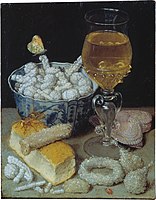 George Flegel (1566–1638), Still-Life with Bread and Confectionery, 1630