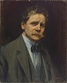James Quinn (1932) Self portrait, oil on canvas, 61.6 × 51.5 cm. National Gallery of Victoria, Melbourne