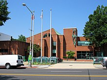 The exterior of the Juanita E. Thornton/Shepherd Park Neighborhood Library