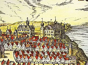 Das Kieler Schloss, in seiner Renaissanceform ab ca. 1560
