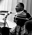 Martin Luther King während seiner Rede am 28. August 1963