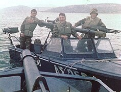 A rather uncommon use of the M40 on a Greek fast patrol boat, circa 1982