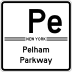 Pelham Parkway marker