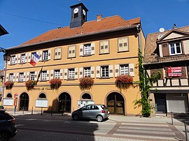 The town hall in Pfaffenhoffen