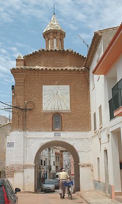 San Roque towngate in Quinto