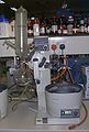 A rotary evaporator is able to distill solvents more quickly at lower temperatures through the use of a vacuum.