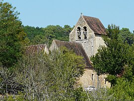 The church in Savignac-de-Miremont