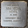 Stolperstein für Nina Mehrl