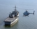 Image:Robot aircraft about to land on a San Antonio class vessel.jpg