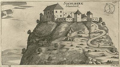 Sichelberg, fortress from 13th century