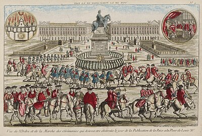 Ceremony on the Place Louis XV in 1763