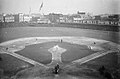 Image 11906 World Series, infielders playing "in" for the expected bunt and the possible play at the plate with the bases loaded (from Baseball rules)