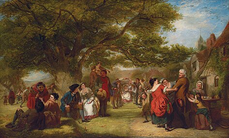 An English Merrymaking a Hundred Years Ago, 1847