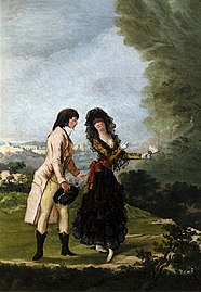 Galantes Gespräch Francisco de Goya