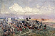Gardes françaises at the battle of Fontenoy