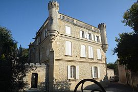 The chateau in Cabrières