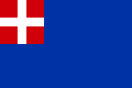 Flag of the Kingdom of Sardinia used in the late 18th century (1783–1802)