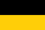 Fahne – Landesfarben der preußischen Provinz Sachsen