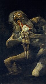 Francisco Goya's Saturn Devouring His Son