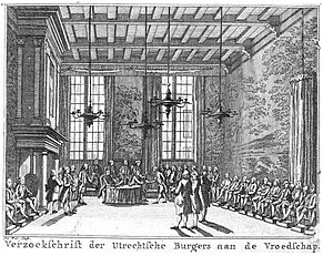 "Verzoekschrift der Utrechtsche Burgers aan de Vroedschap." (1783)